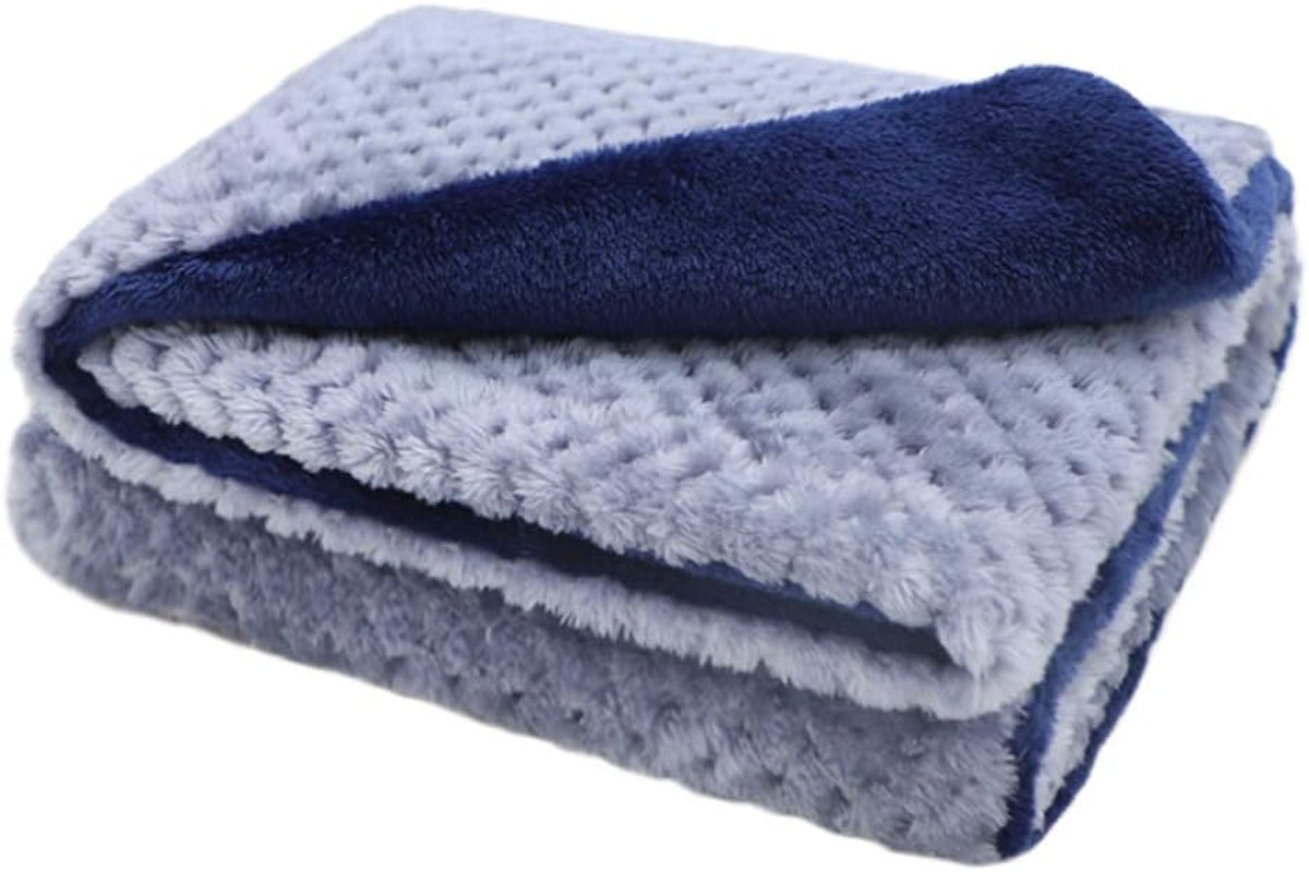 Premium Fluffy Fleece Dog Blanket, Soft and Warm Pet Throw for Dogs & Cats